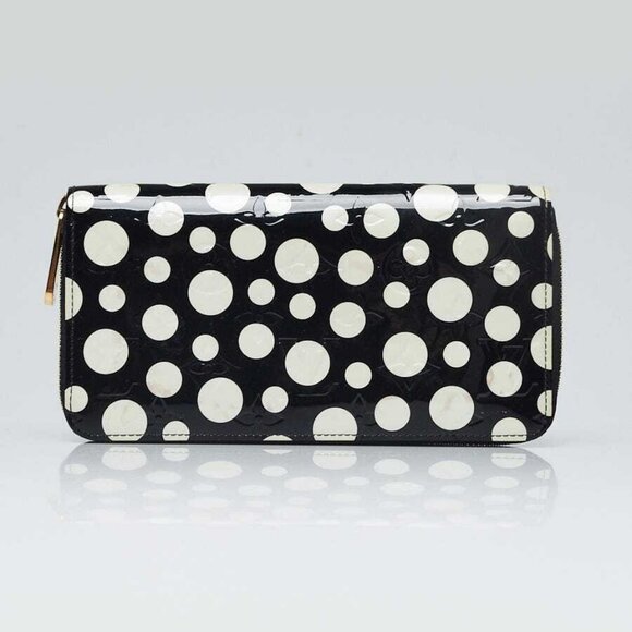 Louis Vuitton Limited Edition Yayoi Kusama Black Monogram Vernis Dots - Picture 1 of 10